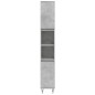 Armadietto Bagno Grigio Cemento 30x30x190 cm Legno Multistrato Armadietto Bagno Grigio Cemento 30x30x190 cm Legno Multistrato