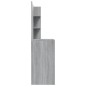 Toeletta con Specchio Grigio Sonoma 74,5x40x141 cm Toeletta con Specchio Grigio Sonoma 74,5x40x141 cm