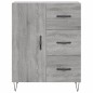 Credenza Grigio Sonoma 69,5x34x180 cm in Legno Multistrato Credenza Grigio Sonoma 69,5x34x180 cm in Legno Multistrato