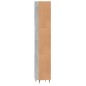 Armadietto Bagno Grigio Cemento 30x30x190 cm Legno Multistrato Armadietto Bagno Grigio Cemento 30x30x190 cm Legno Multistrato