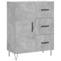 Credenza Grigio Cemento 69,5x34x180 cm in Legno Multistrato Credenza Grigio Cemento 69,5x34x180 cm in Legno Multistrato