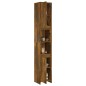 Armadietto Bagno Rovere Fumo 30x30x183,5cm Legno Ingegnerizzato Armadietto Bagno Rovere Fumo 30x30x183,5cm Legno Ingegnerizzato