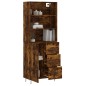 Credenza Rovere Fumo 69,5x34x180 cm in Legno Multistrato Credenza Rovere Fumo 69,5x34x180 cm in Legno Multistrato