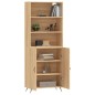 Credenza Rovere Sonoma 69,5x34x180 cm in Legno Multistrato Credenza Rovere Sonoma 69,5x34x180 cm in Legno Multistrato