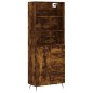 Credenza Rovere Fumo 69,5x34x180 cm in Legno Multistrato Credenza Rovere Fumo 69,5x34x180 cm in Legno Multistrato