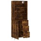 Credenza Rovere Fumo 69,5x34x180 cm in Legno Multistrato Credenza Rovere Fumo 69,5x34x180 cm in Legno Multistrato