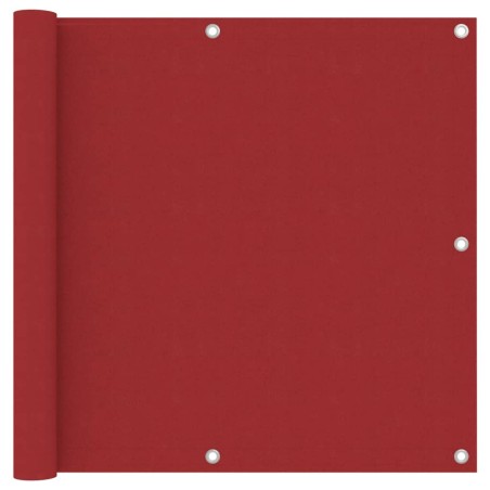 Paravento Balcone Rosso 90x400 cm in Tessuto Oxford