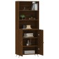 Credenza Rovere Marrone 69,5x34x180 cm in Legno Multistrato Credenza Rovere Marrone 69,5x34x180 cm in Legno Multistrato