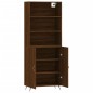 Credenza Rovere Marrone 69,5x34x180 cm in Legno Multistrato Credenza Rovere Marrone 69,5x34x180 cm in Legno Multistrato