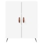 Credenza Bianca 69,5x34x180 cm in Legno Multistrato Credenza Bianca 69,5x34x180 cm in Legno Multistrato