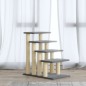 Albero per Gatti con Tiragraffi in Sisal Grigio Chiaro 63 cm Albero per Gatti con Tiragraffi in Sisal Grigio Chiaro 63 cm