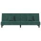 Divano Letto Verde Scuro in Velluto Divano Letto Verde Scuro in Velluto