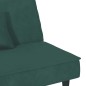 Divano Letto Verde Scuro in Velluto Divano Letto Verde Scuro in Velluto