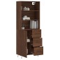 Credenza Rovere Marrone 69,5x34x180 cm in Legno Multistrato Credenza Rovere Marrone 69,5x34x180 cm in Legno Multistrato