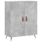 Credenza Grigio Cemento 69,5x34x180 cm in Legno Multistrato Credenza Grigio Cemento 69,5x34x180 cm in Legno Multistrato