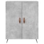 Credenza Grigio Cemento 69,5x34x180 cm in Legno Multistrato Credenza Grigio Cemento 69,5x34x180 cm in Legno Multistrato