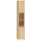 Armadietto da Bagno Rovere Sonoma 30x30x190cm Legno Multistrato Armadietto da Bagno Rovere Sonoma 30x30x190cm Legno Multistrato