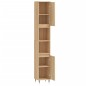 Armadietto da Bagno Rovere Sonoma 30x30x190cm Legno Multistrato Armadietto da Bagno Rovere Sonoma 30x30x190cm Legno Multistrato