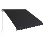 Tenda da Sole Retrattile Manuale 300x250 cm Antracite Tenda da Sole Retrattile Manuale 300x250 cm Antracite
