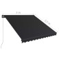 Tenda da Sole Retrattile Manuale 300x250 cm Antracite Tenda da Sole Retrattile Manuale 300x250 cm Antracite