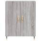Credenza Grigio Sonoma 69,5x34x180 cm in Legno Multistrato Credenza Grigio Sonoma 69,5x34x180 cm in Legno Multistrato