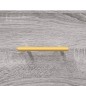 Credenza Grigio Sonoma 69,5x34x180 cm in Legno Multistrato Credenza Grigio Sonoma 69,5x34x180 cm in Legno Multistrato