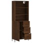Credenza Rovere Marrone 69,5x34x180 cm in Legno Multistrato Credenza Rovere Marrone 69,5x34x180 cm in Legno Multistrato