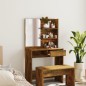 Toeletta con Specchio Rovere Fumo 74,5x40x141 cm Toeletta con Specchio Rovere Fumo 74,5x40x141 cm