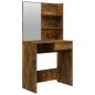 Toeletta con Specchio Rovere Fumo 74,5x40x141 cm Toeletta con Specchio Rovere Fumo 74,5x40x141 cm