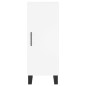 Credenza Bianca 34,5x34x180 cm in Legno Multistrato Credenza Bianca 34,5x34x180 cm in Legno Multistrato