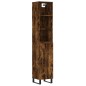 Credenza Rovere Fumo 34,5x34x180 cm in Legno Multistrato Credenza Rovere Fumo 34,5x34x180 cm in Legno Multistrato