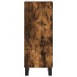 Credenza Rovere Fumo 34,5x34x180 cm in Legno Multistrato Credenza Rovere Fumo 34,5x34x180 cm in Legno Multistrato