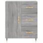 Credenza Grigio Sonoma 69,5x34x180 cm in Legno Multistrato Credenza Grigio Sonoma 69,5x34x180 cm in Legno Multistrato