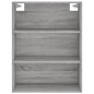 vidaXL Credenza Grigio Sonoma 69,5x34x180 cm in Legno Multistrato vidaXL Credenza Grigio Sonoma 69,5x34x180 cm in Legno Multistrato