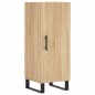 Credenza Rovere Sonoma 34,5x34x180 cm in Legno Multistrato Credenza Rovere Sonoma 34,5x34x180 cm in Legno Multistrato