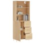 Credenza Rovere Sonoma 69,5x34x180 cm in Legno Multistrato Credenza Rovere Sonoma 69,5x34x180 cm in Legno Multistrato