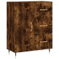 Credenza Rovere Fumo 69,5x34x180 cm in Legno Multistrato Credenza Rovere Fumo 69,5x34x180 cm in Legno Multistrato