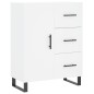 Credenza Bianca 69,5x34x180 cm in Legno Multistrato Credenza Bianca 69,5x34x180 cm in Legno Multistrato