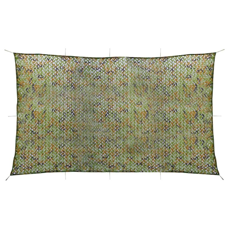 Rete Mimetica con Custodia 2x8 m Verde Rete Mimetica con Custodia 2x8 m Verde