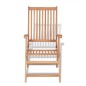 vidaXL Sedie Reclinabili da Giardino 2 pz in Legno Massello di Teak vidaXL Sedie Reclinabili da Giardino 2 pz in Legno Massello di Teak