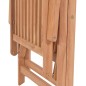 vidaXL Sedie Reclinabili da Giardino 2 pz in Legno Massello di Teak vidaXL Sedie Reclinabili da Giardino 2 pz in Legno Massello di Teak