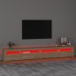 vidaXL Mobile Porta TV con Luci LED Rovere Sonoma 270x35x40 cm vidaXL Mobile Porta TV con Luci LED Rovere Sonoma 270x35x40 cm