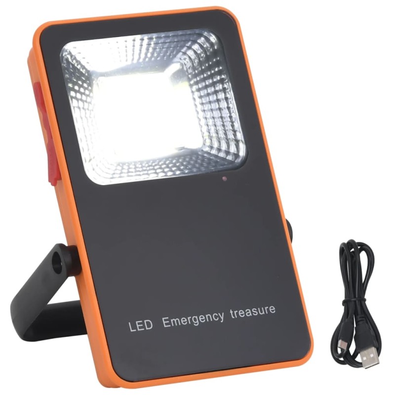 Faretto a LED in ABS 10 W Bianco Freddo Faretto a LED in ABS 10 W Bianco Freddo