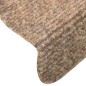 Tappetini Adesivi per Scale 5 pz Crema 65x21x4 cm Agugliati Tappetini Adesivi per Scale 5 pz Crema 65x21x4 cm Agugliati