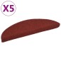 Tappetini Adesivi per Scale 5 pz Rossi 56x17x3 cm Agugliati Tappetini Adesivi per Scale 5 pz Rossi 56x17x3 cm Agugliati