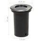 vidaXL Faretti Carrabili da Esterno 12 pz Rotondi vidaXL Faretti Carrabili da Esterno 12 pz Rotondi
