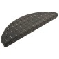 Tappetini per Scale 15 pz Antracite 56x17x3 cm Tappetini per Scale 15 pz Antracite 56x17x3 cm