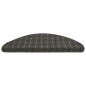 Tappetini per Scale 15 pz Antracite 56x17x3 cm Tappetini per Scale 15 pz Antracite 56x17x3 cm