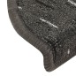 Tappetini per Scale 15 pz Antracite 56x17x3 cm Tappetini per Scale 15 pz Antracite 56x17x3 cm