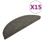 Tappetini per Scale 15 pz Antracite 65x21x4 cm Tappetini per Scale 15 pz Antracite 65x21x4 cm